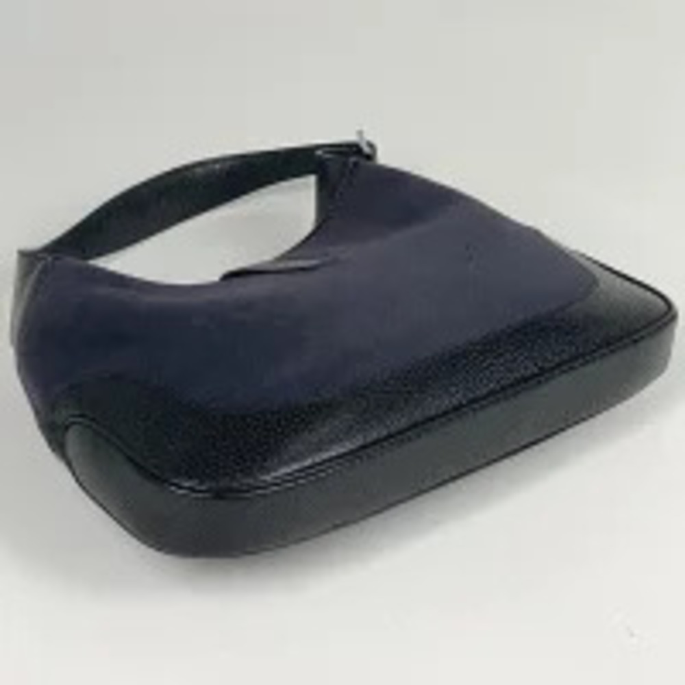 Gucci Bag Jackie Gray Navy Shoulder Blue Hobo
